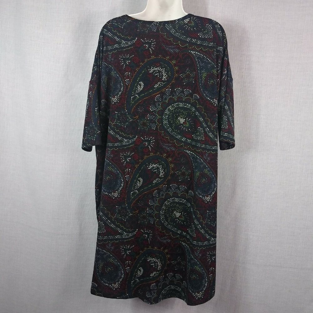 Lularoe Irma Paisley Tunic Top Size Medium - Picture 4 of 7